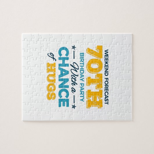 viering van de 70e verjaardag legpuzzel (Horizontaal)