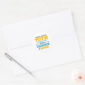 viering van de 70e verjaardag ronde sticker (Envelop)