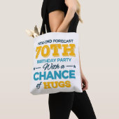 viering van de 70e verjaardag tote bag (Dichtbij)
