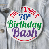 Viering van de 70e verjaardag van de Button van de (In situ)