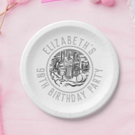 Viering van de 90e verjaardag van Borden op jaarpa Papieren Bordje