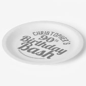 Viering van de 90e verjaardag van Borden op jaarpa Papieren Bordje (Gekanteld)