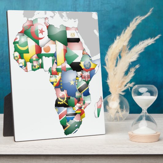 Viering van de Afrikaanse diversiteit: de kleuren Fotoplaat (Zijkant)