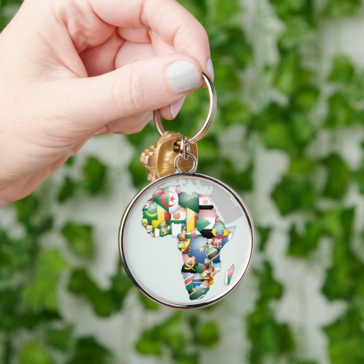Viering van de Afrikaanse diversiteit: de kleuren Sleutelhanger (Hand)