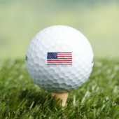 Viering van de Amerikaanse vlag op 4 juli Golfballen (Insitu Shirt)