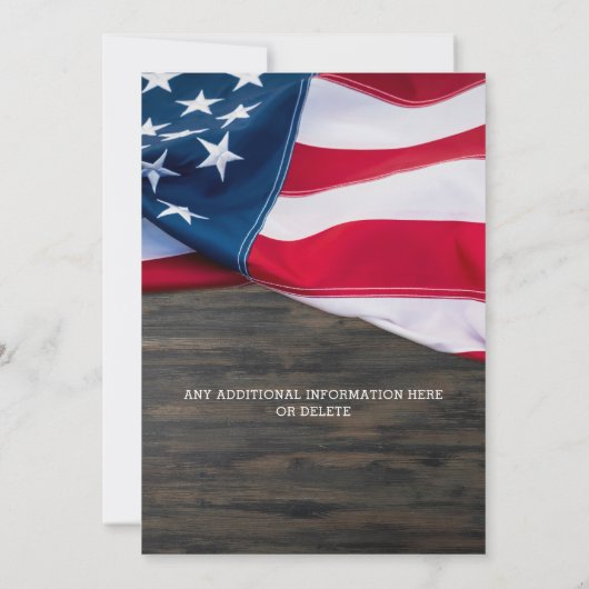 Viering van de Amerikaanse vliegfoto van het Life  Kaart (Achterkant)