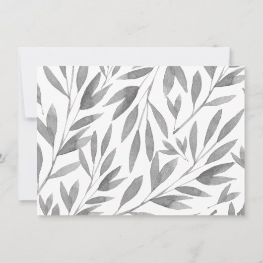 Viering van de begrafenis van de begrafenis Memori Bedankkaart (Achterkant)