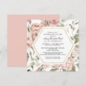 Viering van de begrafenis van de begrafenis Memori Kaart (Voorkant / Achterkant)