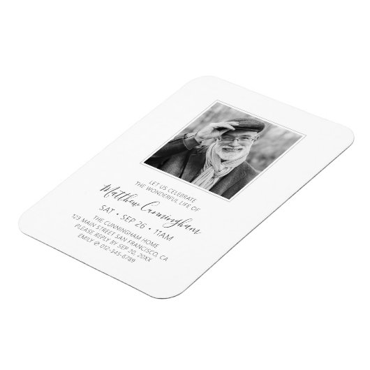 Viering van de begrafenis van de begrafenis Memori Magneet (Linkerzijde)