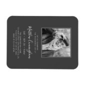 Viering van de begrafenis van de begrafenis Memori Magneet (Horizontaal)