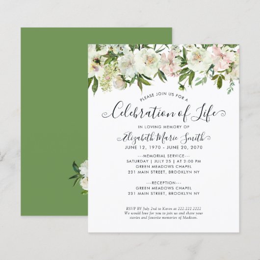 Viering van de begrafenis van de begrafenis van de (Voorkant / Achterkant)