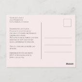 Viering van de begrafenis van de begrafenis van de briefkaart (Achterkant)