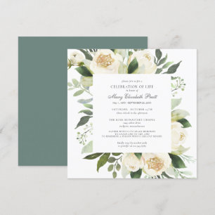 Viering van de begrafenis van de begrafenis van de kaart