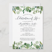 Viering van de begrafenis van de begrafenis van de kaart (Voorkant)