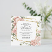 Viering van de begrafenis van de begrafenis van de kaart (Staand voorkant)