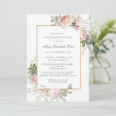 Viering van de begrafenis van de begrafenis van de kaart (Staand voorkant)