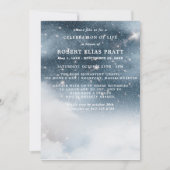 Viering van de begrafenis van de begrafenis van de kaart (Voorkant)