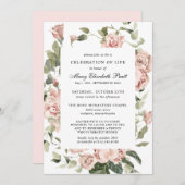 Viering van de begrafenis van de begrafenis van de kaart (Voorkant / Achterkant)