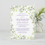 Viering van de begrafenis van de begrafenis van de kaart (Staand voorkant)