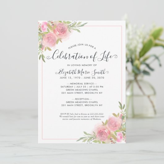 Viering van de begrafenis van de begrafenis van de kaart (Staand voorkant)