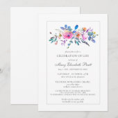 Viering van de begrafenis van de begrafenis van de kaart (Voorkant / Achterkant)