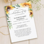 Viering van de begrafenis van de begrafenis van de kaart