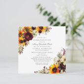 Viering van de begrafenis van de begrafenis van de kaart (Staand voorkant)