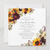 Viering van de begrafenis van de begrafenis van de kaart (Voorkant)