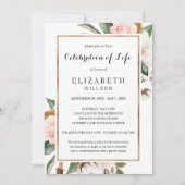 Viering van de begrafenis van de begrafenis van de kaart (Voorkant)