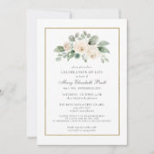 Viering van de begrafenis van de begrafenis van de kaart (Voorkant)