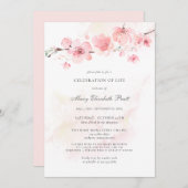 Viering van de begrafenis van de begrafenis van de kaart (Voorkant / Achterkant)