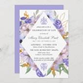 Viering van de begrafenis van de begrafenis van he kaart (Voorkant / Achterkant)