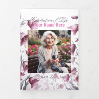 Viering van de begrafenis van de begrafenisherdenk drieluik aankondiging