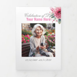 Viering van de begrafenis van de begrafenisherdenk drieluik aankondiging