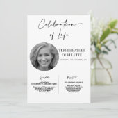 Viering van de begrafenis van de begrafenisherdenk kaart (Staand voorkant)