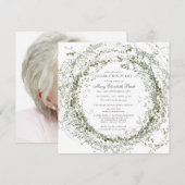 Viering van de begrafenis van de foto van het leve kaart (Voorkant / Achterkant)