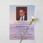 Viering van de begrafenis van de herdenkingsbegraf kaart