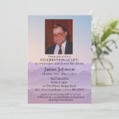 Viering van de begrafenis van de herdenkingsbegraf kaart (Staand voorkant)