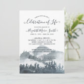 Viering van de begrafenis van de herdenkingsberg v kaart (Staand voorkant)