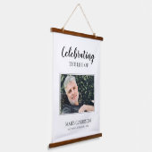 Viering van de begrafenis van de levensfoto hangend wandkleed (Gebogen)