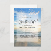 Viering van de begrafenis van de Life Ocean Funera Kaart (Voorkant / Achterkant)