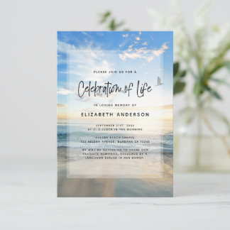 Viering van de begrafenis van de Life Ocean Funera Kaart