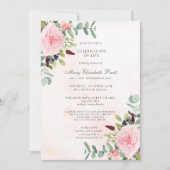 Viering van de begrafenis van de Pink Peony Eucaly Kaart (Voorkant)