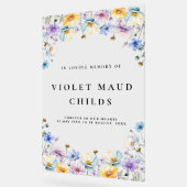 Viering van de begrafenis van het leven acryl bord (Hoek)