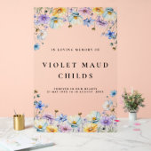 Viering van de begrafenis van het leven acryl bord (Huwelijk)