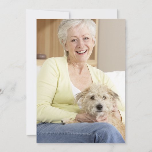 Viering van de begrafenis van het leven Foto roze  Kaart (Achterkant)