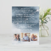 Viering van de begrafenis van het leven kaart (Staand voorkant)