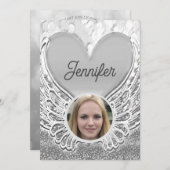 Viering van de begrafenis van het leven kaart (Voorkant / Achterkant)