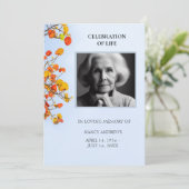 Viering van de begrafenisceremonie kaart (Staand voorkant)