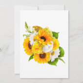 Viering van de begrafenisherdenkingsbloemen in het kaart (Achterkant)